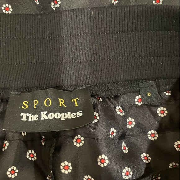 THE KOOPLES SPORT RUBY FLORAL PRINT SILK Pants | Size 0 | Like New - Picture 6 of 7